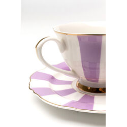 Coffee Cup Harlequin Purple (2/part)