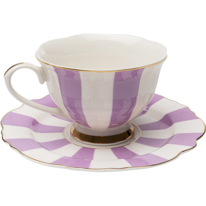 Coffee Cup Harlequin Purple (2/part)