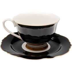 56996 - Coffee Cup Harlequin Black (2/part)