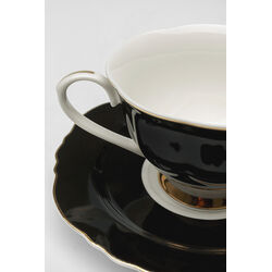 Coffee Cup Harlequin Black (2/part)