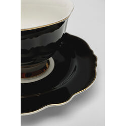 Coffee Cup Harlequin Black (2/part)