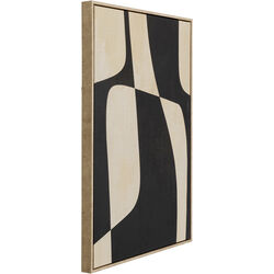 Quadro su tela Classic Shape Blacky 60x90cm