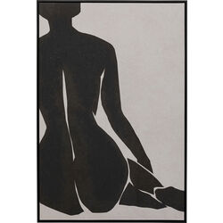 57002 - Canvas Picture Nude Lady 70x110cm