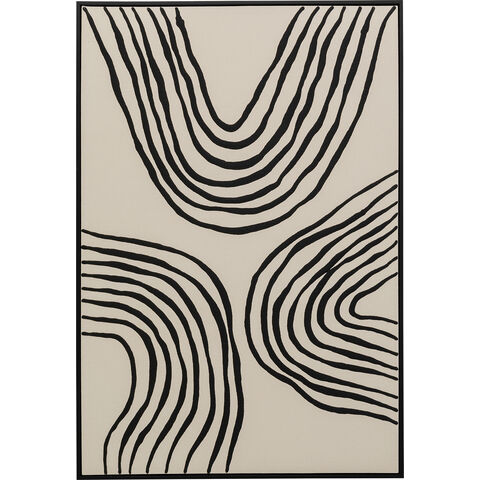 Canvas Picture Artistic Bow 70x110cm