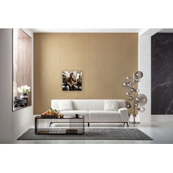 57011 - Quadro vetro Commuter Monkey 60x60cm