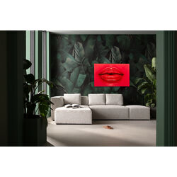 57015 - Cuadro cristal Red Lips 120x80cm