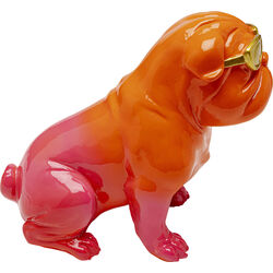 Deco Figurine Fashion Dog Orange 17cm