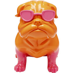 57057 - Figura decorativa Fashion Dog rosa 37cm