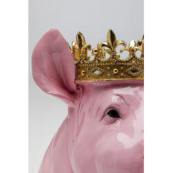 Figura Deco Crowned Pig 28cm