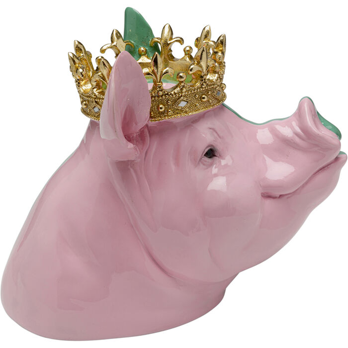 Figura Deco Crowned Pig 28cm