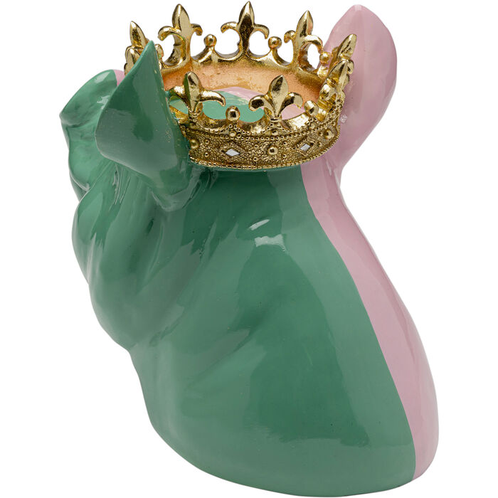 Figura Deco Crowned Pig 28cm