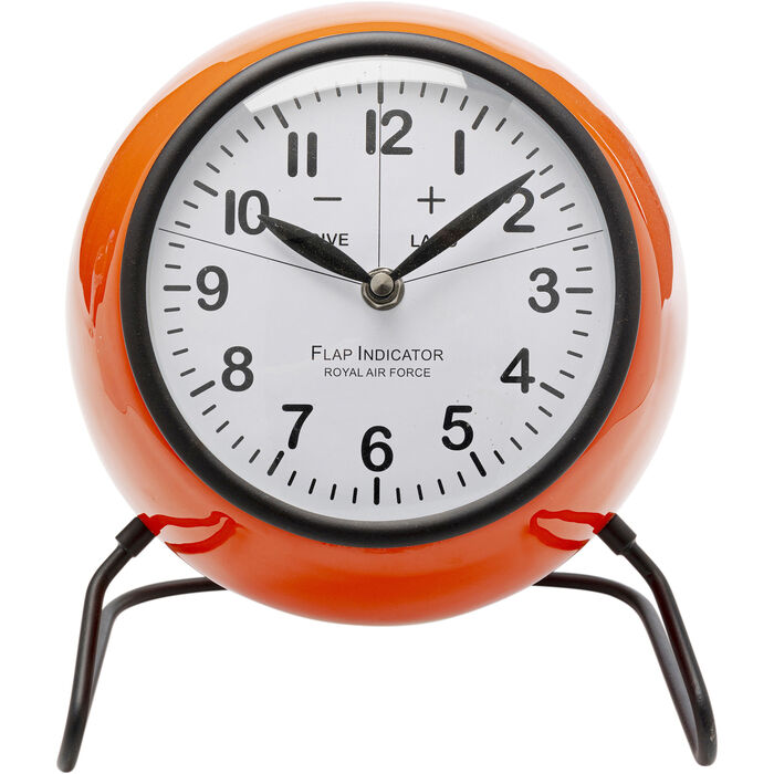 Table Clock Mio Orange 21cm