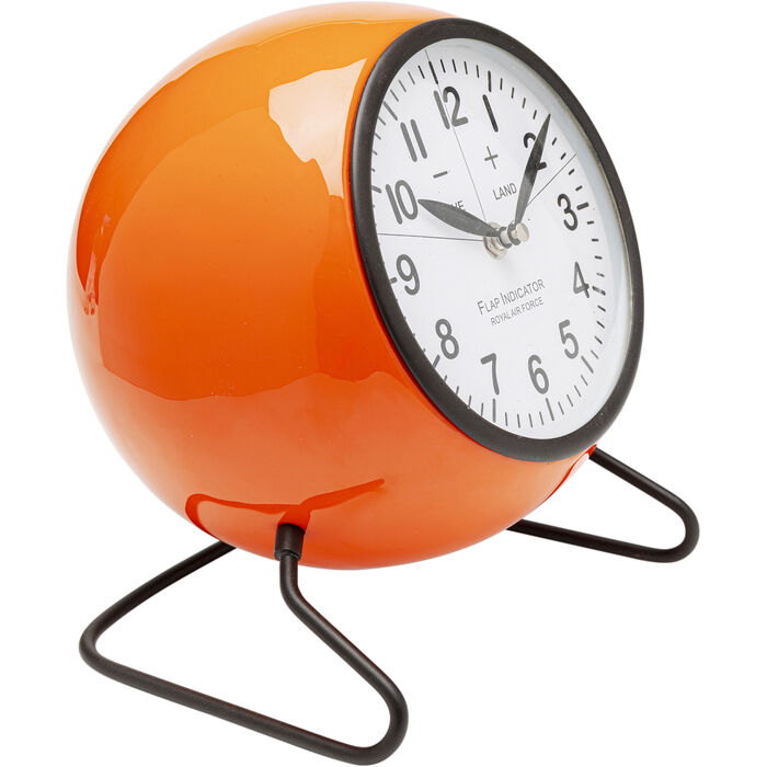 Horloge à poser Mio orange 21cm