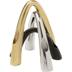 Kerzenständer Bow Duo Gold 25cm