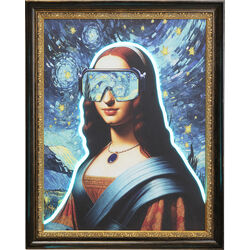 57155 - Quadro incorniciato LED Art Lady 80x100cm