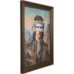 Framed Picture LED Art Gentleman 80x100cm