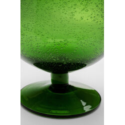 Wine Glass Bubbles Green