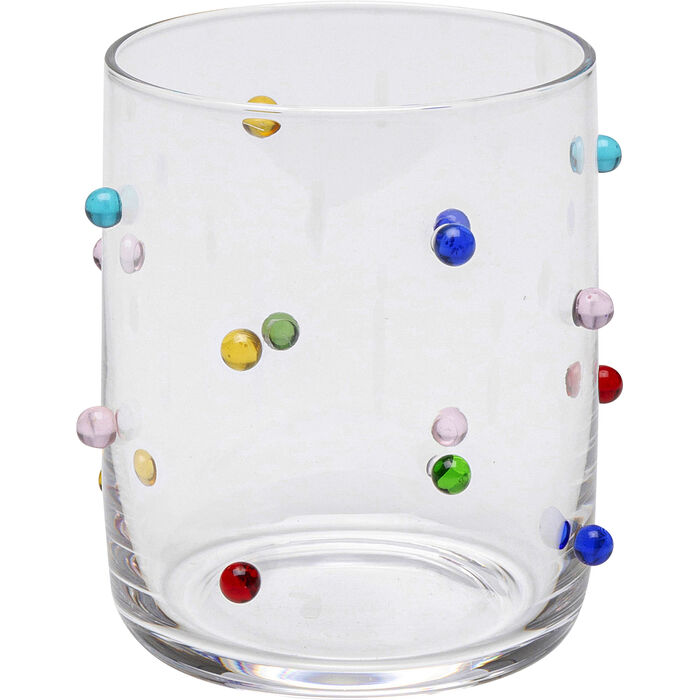 Vaso agua Party Dots 9cm