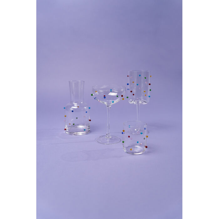 Vaso agua Party Dots 9cm