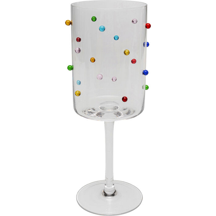 Wine Glass Party Dots 23cm