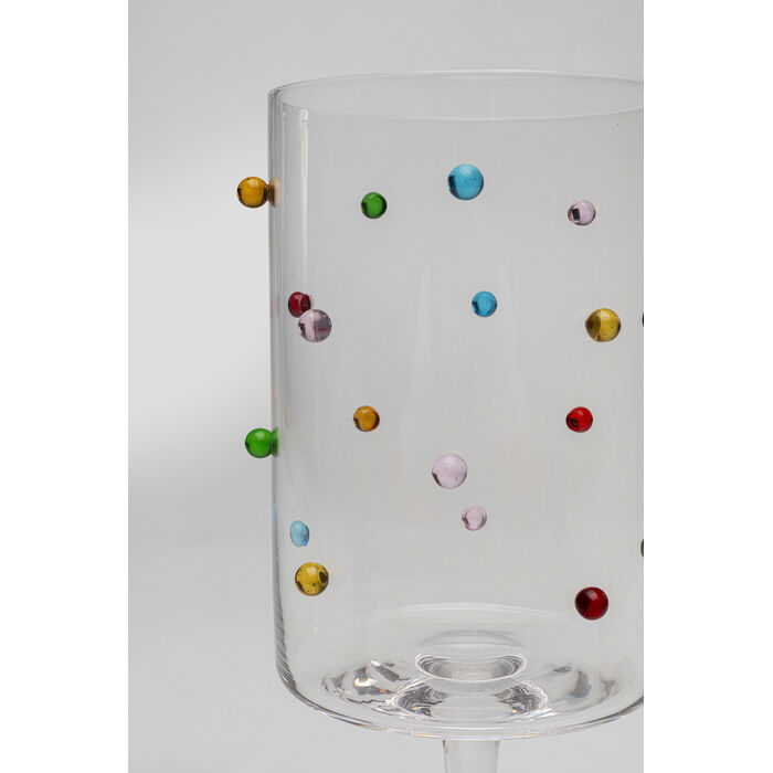 Copa vino Party Dots 23cm