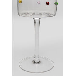 Copa vino Party Dots 23cm