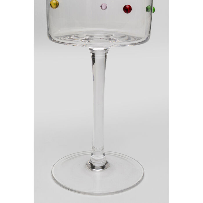 Copa vino Party Dots 23cm