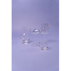 57197 - Wine Glass Party Dots 23cm