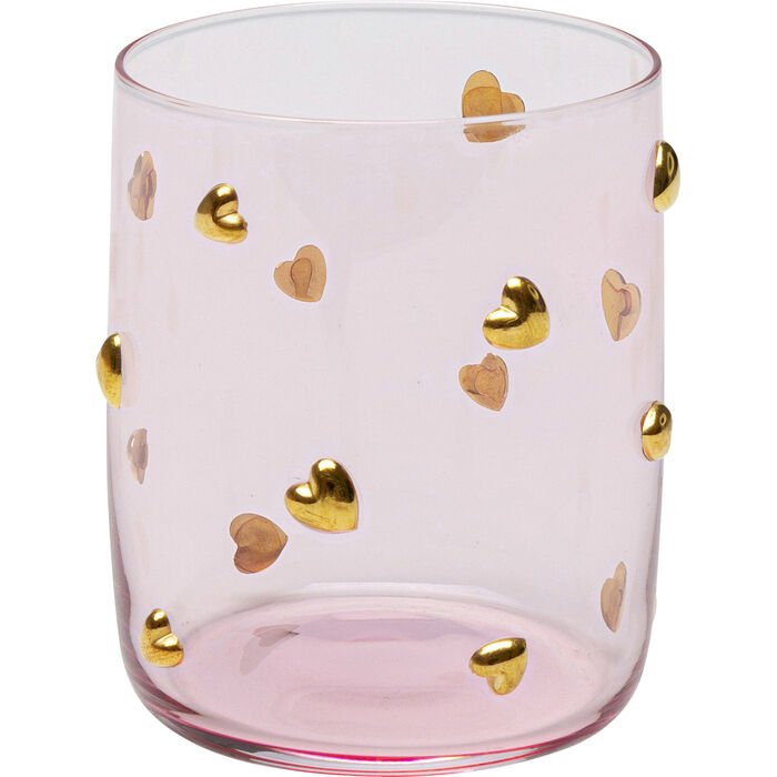 Wasserglas Party Hearts 9cm