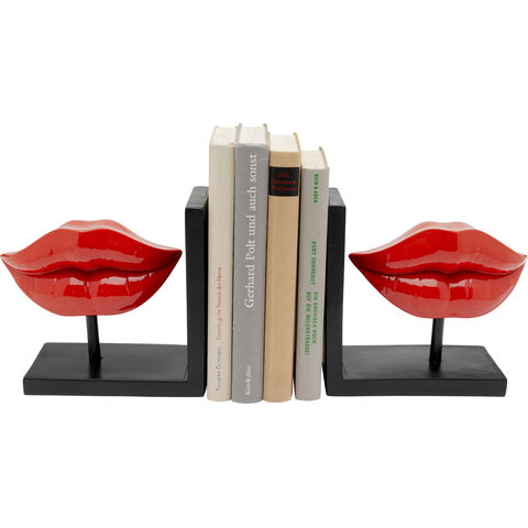 Bookend Lips Red ( 2/Set)