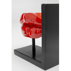 Buchstütze Lips Rot (2/Set)