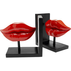 Buchstütze Lips Rot (2/Set)