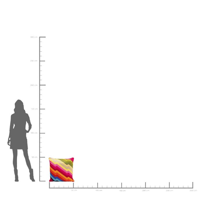 Kissen Artistic Zig Zag 50x50cm