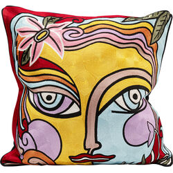 Coussin Art Line Face 50x50cm