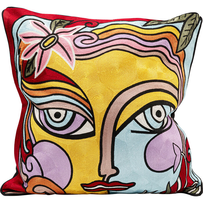 Cushion Art Line Face 50x50cm