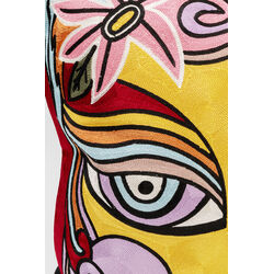 Coussin Art Line Face 50x50cm