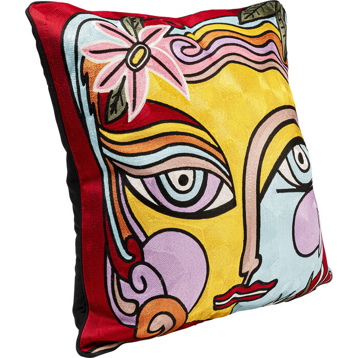 Coussin Art Line Face 50x50cm