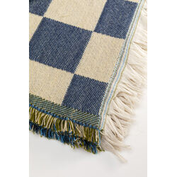 Blanket Checker Blue Green 170x130cm