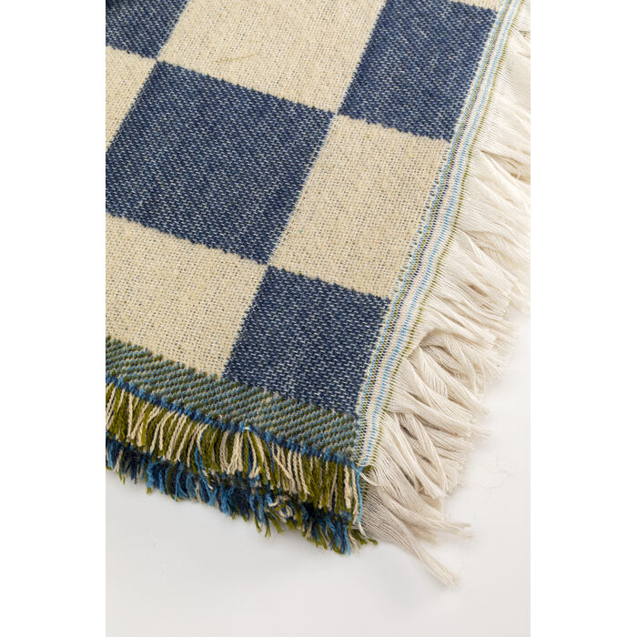 Blanket Checker Blue Green 170x130cm