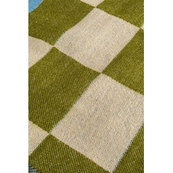 Blanket Checker Blue Green 170x130cm