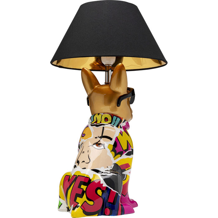 Table Lamp Graffiti Dog 56cm