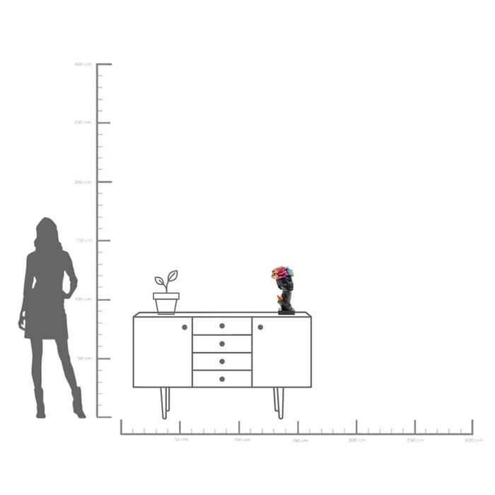 Deko Figur Butterfly Lady 41cm