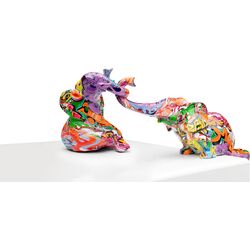 Figura Deco Elefant Zirkus Graffiti (2/Set)