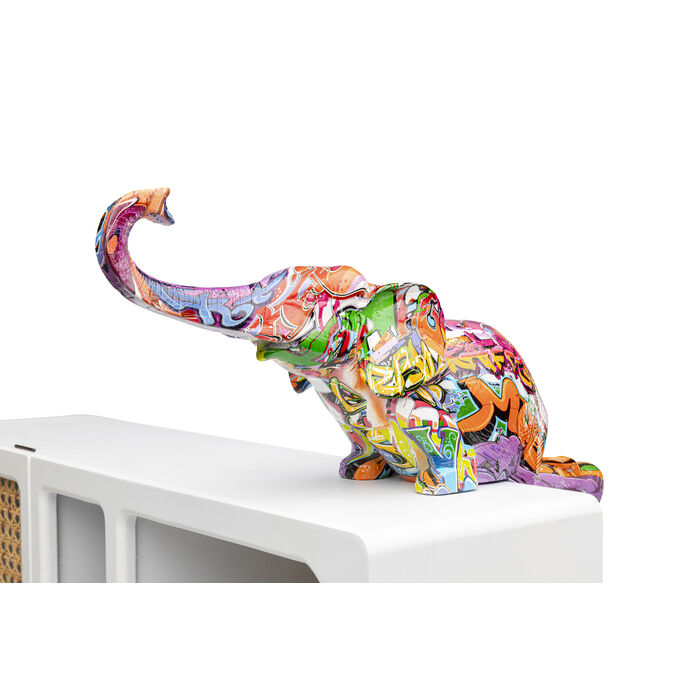 Figura Deco Elefant Zirkus Graffiti (2/Set)