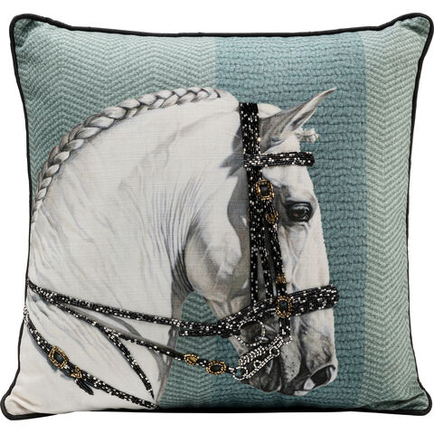 Cushion Show Horse Head 45x45cm