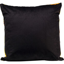 Coussin Tiger Love jaune 45x45cm