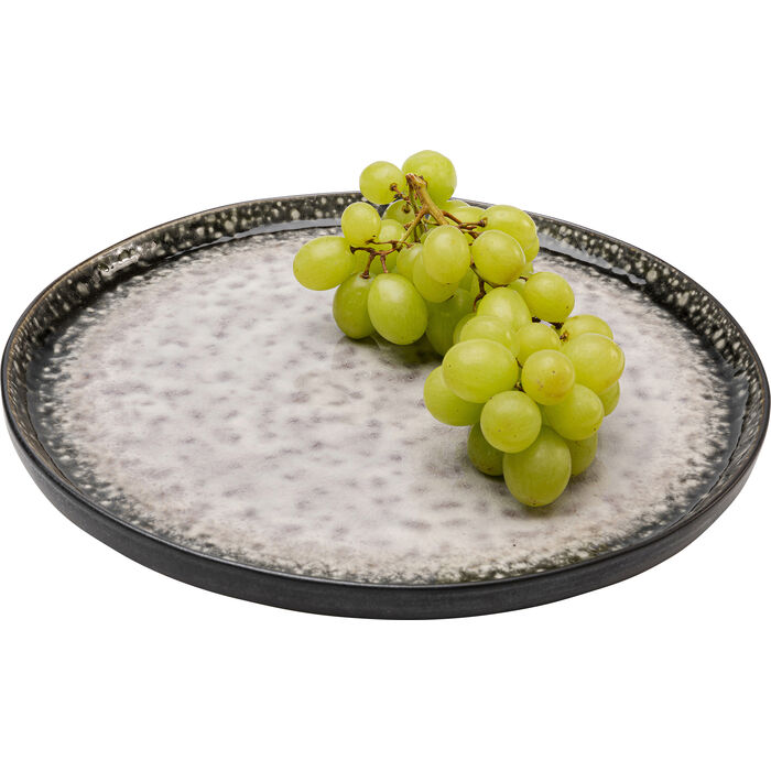 Assiette Soho gris Ø27cm