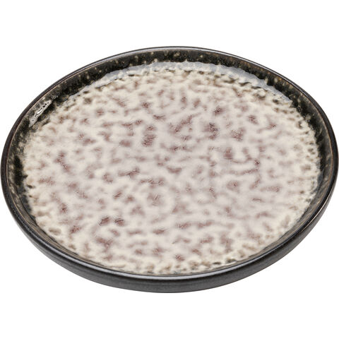 Plato Mustique gris Ø14cm