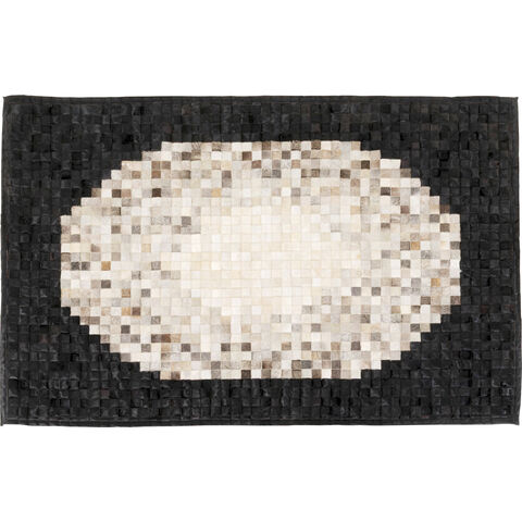 Carpet Pixel Circle Grey 170x240cm