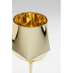 Weinglas Diamond Gold